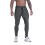 FIRSTgYM Ανδρικά Joggers Σαπούνια Slim Fit Για Γυμναστήριο Με Τσέπες Φερμουάρ Σκούρο Γκρι 1