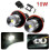 2Pcs 10W Angel Eyes White Halo LED Light Bulbs for BMW E39 E53 E60 E63 E64 E65 2