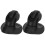 A Pair Black Suitcase Mute Single Row Wheel 7