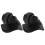 A Pair Black Suitcase Mute Single Row Wheel 8