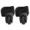 A Pair Black Suitcase Mute Single Row Wheel 4