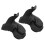 A Pair Black Suitcase Mute Single Row Wheel 6