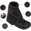 Breathable ankle stabilizer sleeve, adjustable size, provides ankle support (left foot). 2