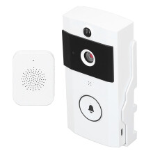 Kabellose HD-Videotürklingel mit Bewegungserkennung, Zwei-Wege-Kommunikation, Cloud-Speicherung