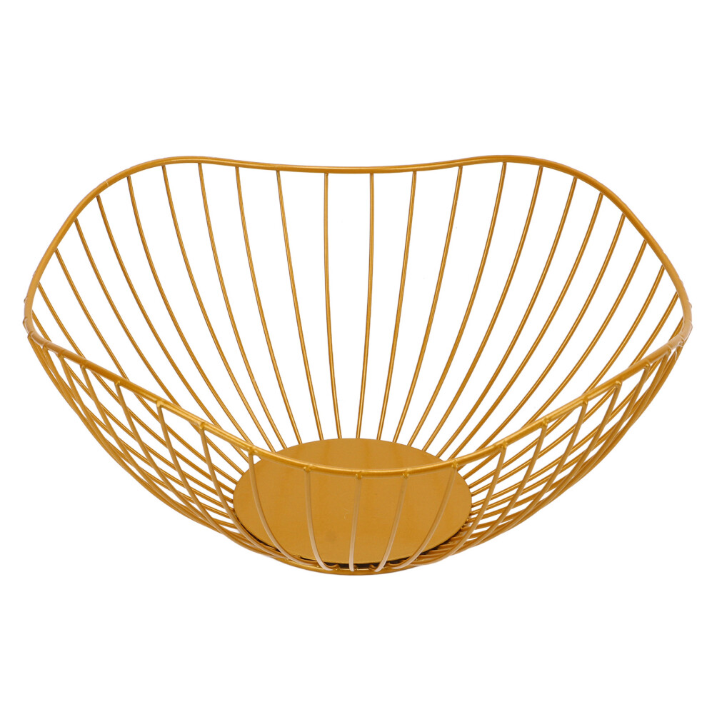 Wire Fruit Bowl Breathable Hollow Anti Overturn-image-OPC-PKDDW6M-NEW