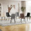 Joolihome 6 PCS Dining Chairs Set, Faux Leather Cushion Seat 3