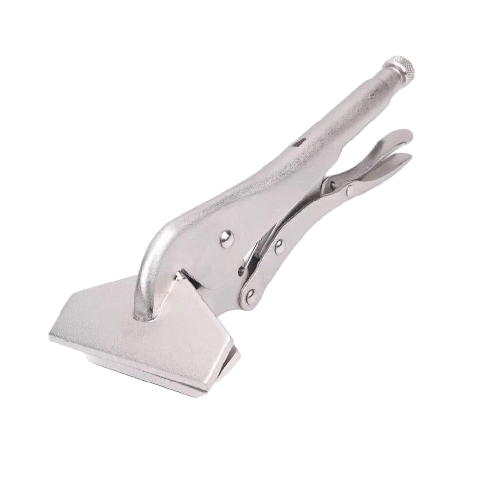 Professional Locking Flat Nose Plier 8-Inch Flat Jaw Design For Precise Metal Sheet Clamping And Manipulation 9084446800531