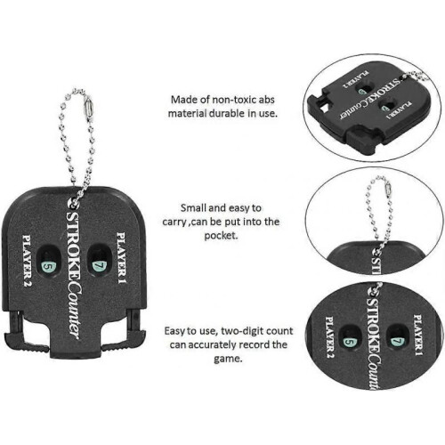 3 Pieces Golf Score Counter,Golf Hit Counter,Stroke Counter,Score Counter 2
