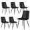 Joolihome 6 PCS Dining Chairs Set, Faux Leather Cushion Seat 1