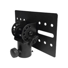 35mm Rotatable Metal Mount Adapter Bracket for DJ Speaker Stands, Black, Compatible with 35mm and 13mm Screws, Stable Support