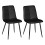 Joolihome 2 PCS Dining Chairs Set, Faux Leather Cushion Seat 1