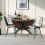 Joolihome 2 PCS Dining Chairs Set, Faux Leather Cushion Seat 6