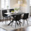 Joolihome 2 PCS Dining Chairs Set, Faux Leather Cushion Seat 8
