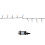 Premier 37.5m 1500 LED TreeBrights Christmas String Lights with Timer in White and Warm White on Clear Cable 7