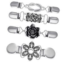 4pcs Vintage Sweater Shawl Clips Vintage Cardigan Clips Dress Shawl Clips Women Girls