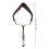 Breathable Brown Microfiber Leather Saxophone Neck Strap with Metal Hook 2