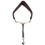Breathable Brown Microfiber Leather Saxophone Neck Strap with Metal Hook 3
