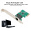 PCI-E Desktop Realtek 8111E One porT network Card 9