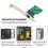 PCI-E Desktop Realtek 8111E One porT network Card 10