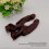 2 pièces Perruque de poupée à queue de cheval 25 cm Brun chestnut soyeux 4