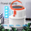 LED Camping Lantern Solar/USB Powered Rechargeable Camping Lamp, 5 Lighting Modes Hanging Tent Light 4