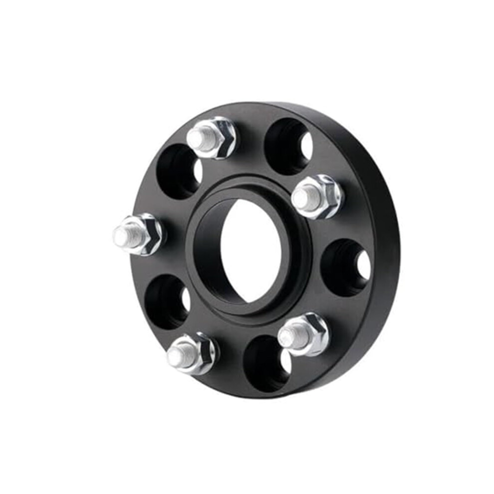 Wheel Spacers Adapters For Range Rover Evoque Lr2 Volvo S60 Jaguar E-Pace I-Pace M14x1.5 25Mm Hubcentric 5X108 Pcd Black 6447073531903