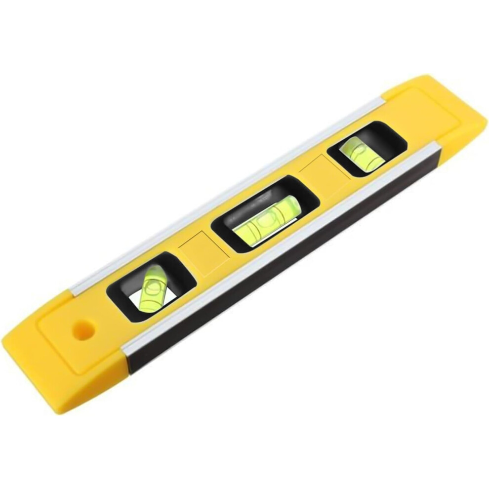 Magnetic Spirit Level 230Mm Heavy-Duty Torpedo Level With 3 Bubble Vials For Diy Carpentry And Construction 9016109722676
