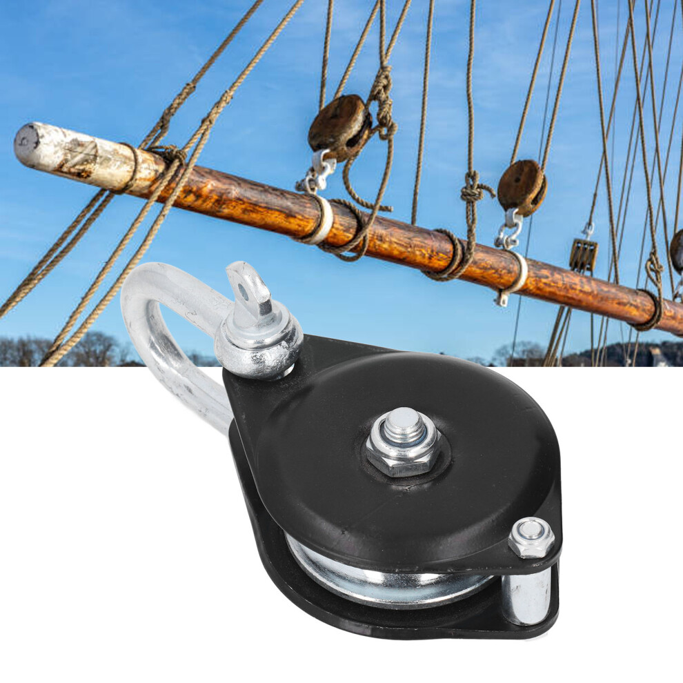 Compact 0.4T Alloy Steel Swivel Pulley For Efficient Weight Lifting 8451347926089