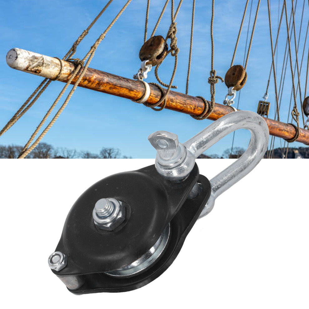 Alloy Steel Swivel Shackle Pulley 0.3T For Construction & Machinery 8761347926041