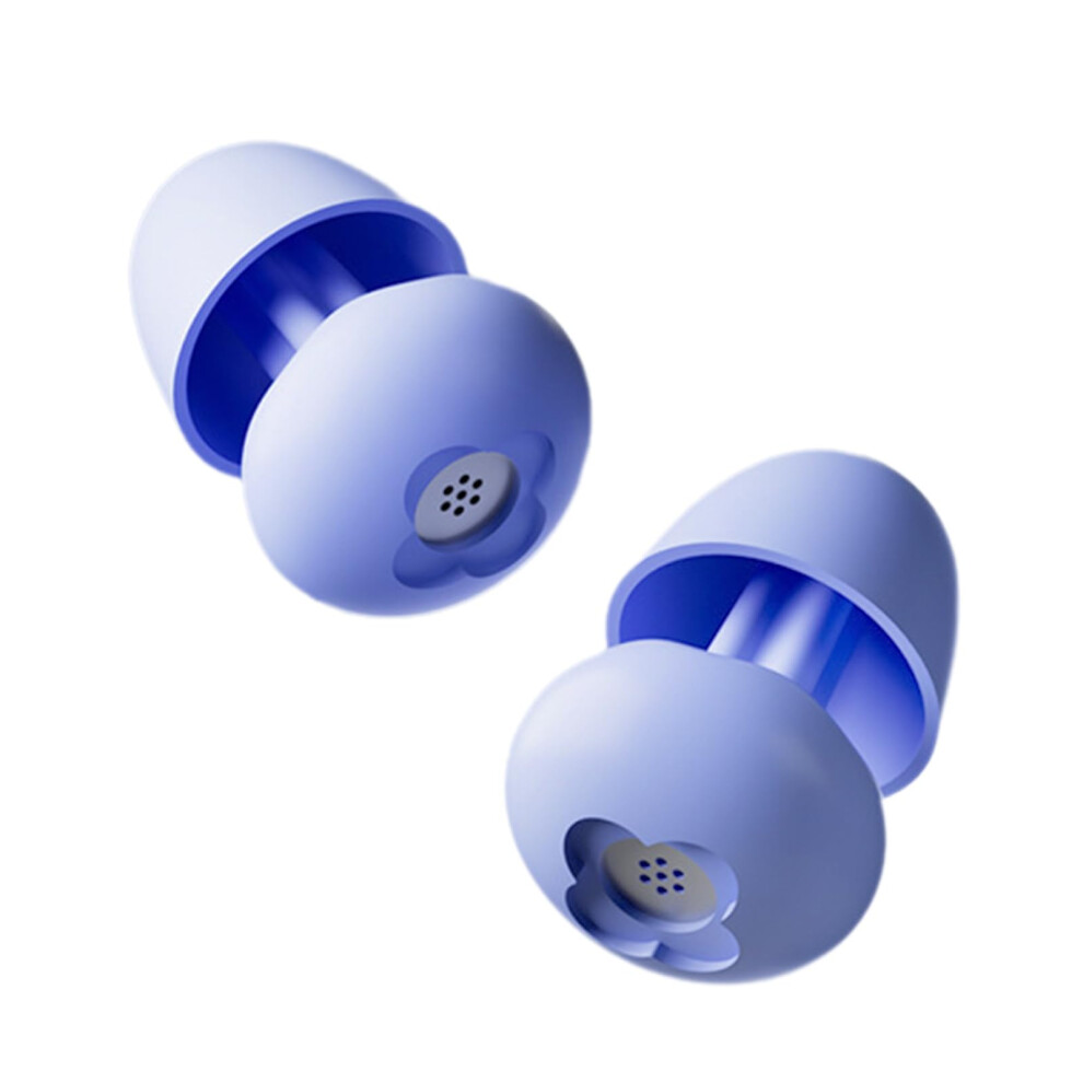 Light Soft Silicone Sleep Earplugs For Noise Reduction Travel And Sleepers Comfortable Design 1 Pair