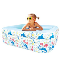 Inflatable Pools for Kids 180cm - Outdoor Inflatable Pool with Storage Bag - Durable PVC Material, Easy Setup