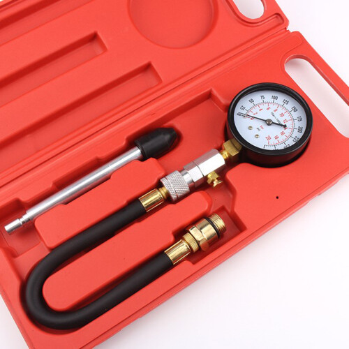 Petrol Gas Engine Cylinder Compression Tester Kit Automotive 2