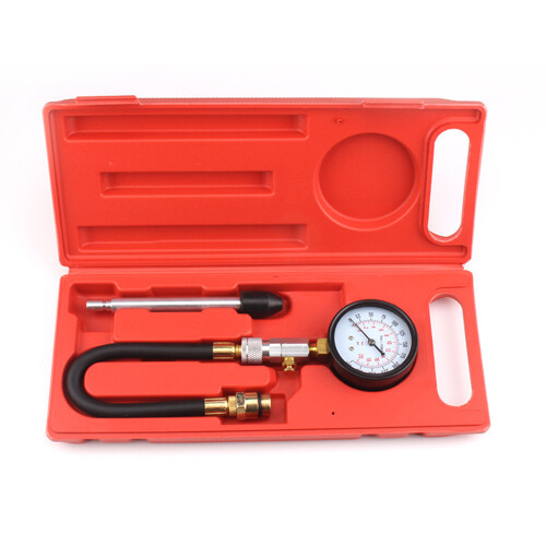 Petrol Gas Engine Cylinder Compression Tester Kit Automotive 1