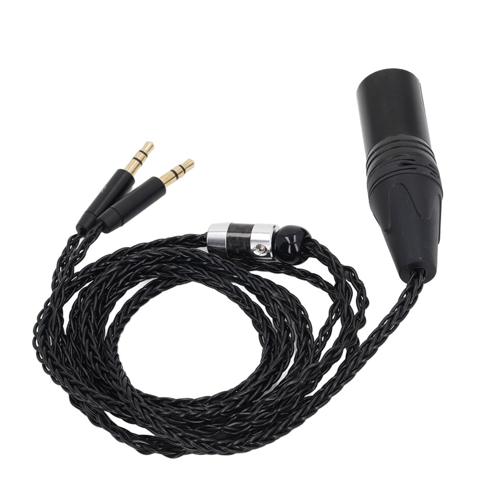 8 Core Plated Xlr Cable For Ah D600 Ah D7200 4.1Ft Long Silver 7671347926976