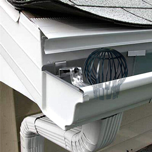 Flexible Downspout Filter Plastic Gutter Balloon Protective-4 2
