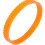 Circumference 218MM Plastic Replacement Planer Drive Belt Orange 1