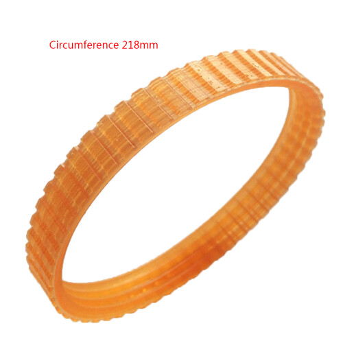 Circumference 218MM Plastic Replacement Planer Drive Belt Orange 1