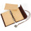 Leather Writing Journal Notebook, Maleden Classic Spiral Bound Notebook Refillable Diary 4