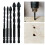 Black Hexagon Handle Crucifix for Triangle Drill 5 PC Set Alloy 2
