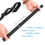 JiiSerlu 10 PCS Bande lastique rglable noire pour perruques 5