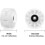 4 Light Up Replacement Wheels for Dual Roller Skateboard, LED Skateboard, 82A Core 8