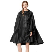 Lightweight Waterproof Rain Poncho Reusable Ripstop Breathable Raincoat with Hood for Outdoor Activi