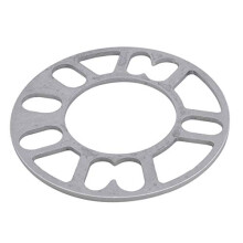 Wheel Spacers Hubcentric 2pcs 5mm Universal Car Tire Adaptor Shims for 4x100 4x114.3 5x100 5x108 5x114.3 5x120 Silver