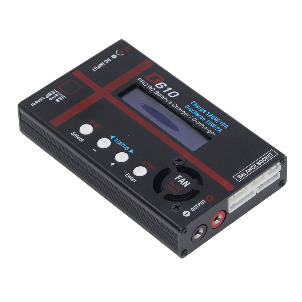 120W 10A Rc Battery Balance Charger Discharger For 1-15S Lithium Nimh 4371347928569