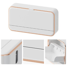 Wandmontierte Seifenbox Halb-Flip-Deckel 238x51x120mm