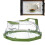 Cubierta para comida de microondas verde hierba 29x26x12cm 5