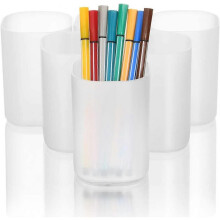 Desk Organizer  6Pcs Pen Holder Cup Storage,Pen Organizer Stationery Caddy for Office, School