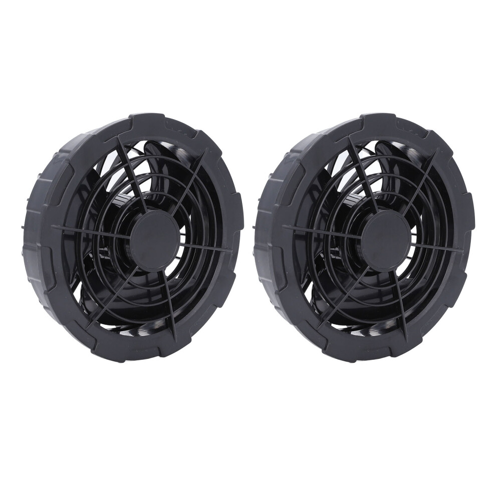 2Pcs Usb Powered Cooling Jacket Fans - 5V 0.6A Abs Air Conditioning Vests 6931347931426