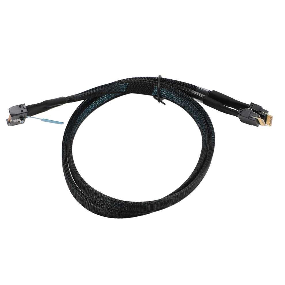 Mcio 8I To 2 Ports Sff-8654 4I Cable 50Cm Pcie 5.0 32Gt/S 8741347935380