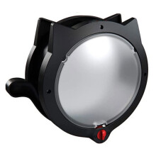 Cat Flap Pet Door - Wall-Mounted 4-Way Locking Weatherproof Door for Cats and Dogs, 27CM Diameter, White Color
